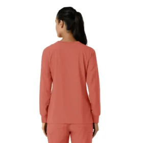 Women’s Force Cross-Flex  Crew Neck Long Sleeve Scrub Top
