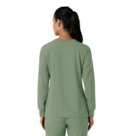 Women’s Force Cross-Flex  Crew Neck Long Sleeve Scrub Top