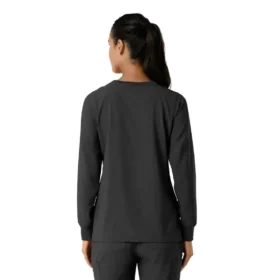 Women’s Force Cross-Flex  Crew Neck Long Sleeve Scrub Top
