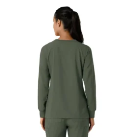 Women’s Force Cross-Flex  Crew Neck Long Sleeve Scrub Top