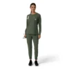 Women's Force Cross-Flex Crew Neck Long Sleeve Scrub Top