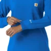 Women's Force Cross-Flex Crew Neck Long Sleeve Scrub Top