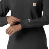 Women's Force Cross-Flex Crew Neck Long Sleeve Scrub Top
