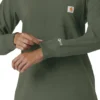 Women's Force Cross-Flex Crew Neck Long Sleeve Scrub Top