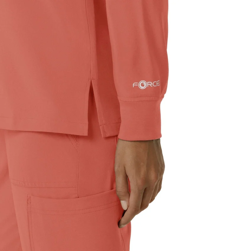 Women's Force Cross-Flex Crew Neck Long Sleeve Scrub Top