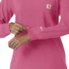 Women's Force Cross-Flex Crew Neck Long Sleeve Scrub Top