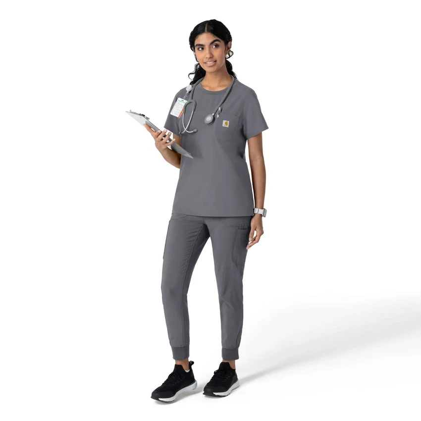 Women's Force Cross-Flex Crew Neck Scrub Top