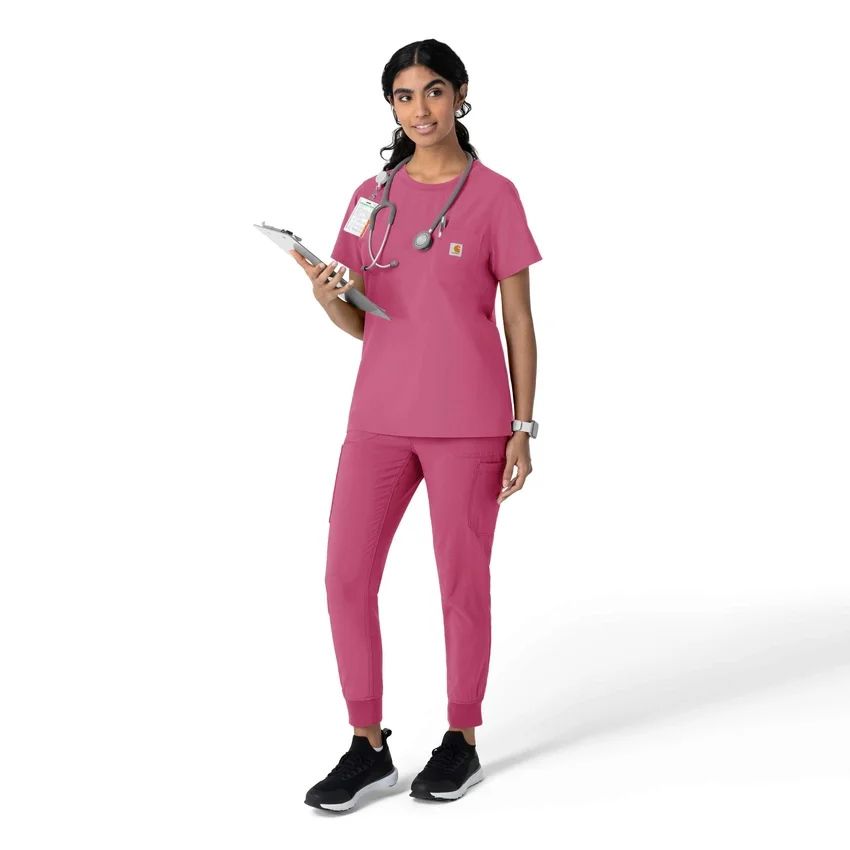 Women's Force Cross-Flex Crew Neck Scrub Top