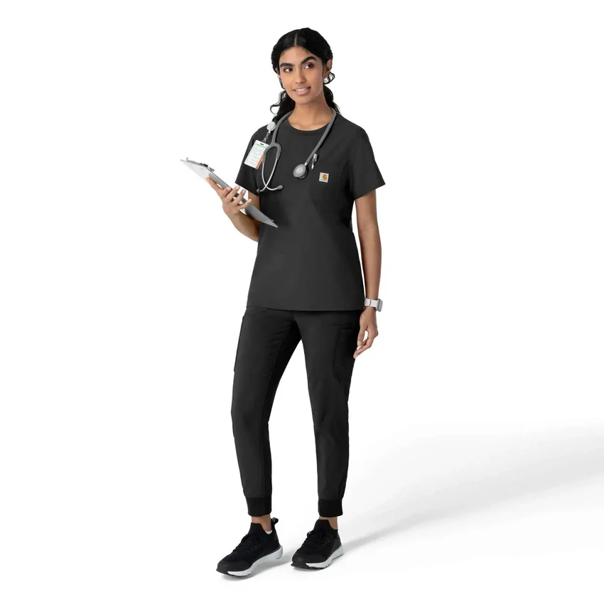 Women's Force Cross-Flex Crew Neck Scrub Top