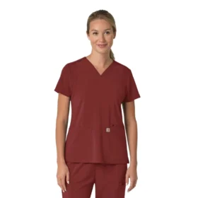 Women's Force Cross-Flex Flex Panel V-Neck Scrub Top