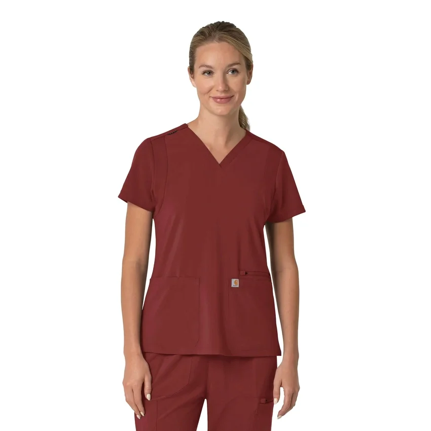 Women's Force Cross-Flex Flex Panel V-Neck Scrub Top