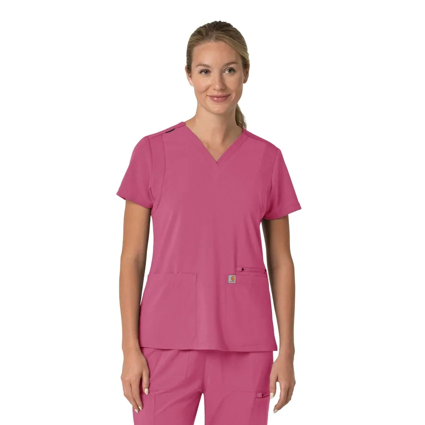 Women's Force Cross-Flex Flex Panel V-Neck Scrub Top
