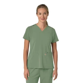 Women's Force Cross-Flex  Flex Panel V-Neck Scrub Top