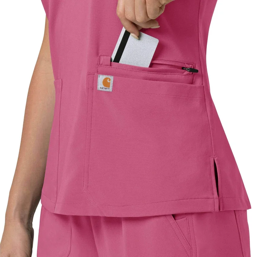 Women's Force Cross-Flex Flex Panel V-Neck Scrub Top