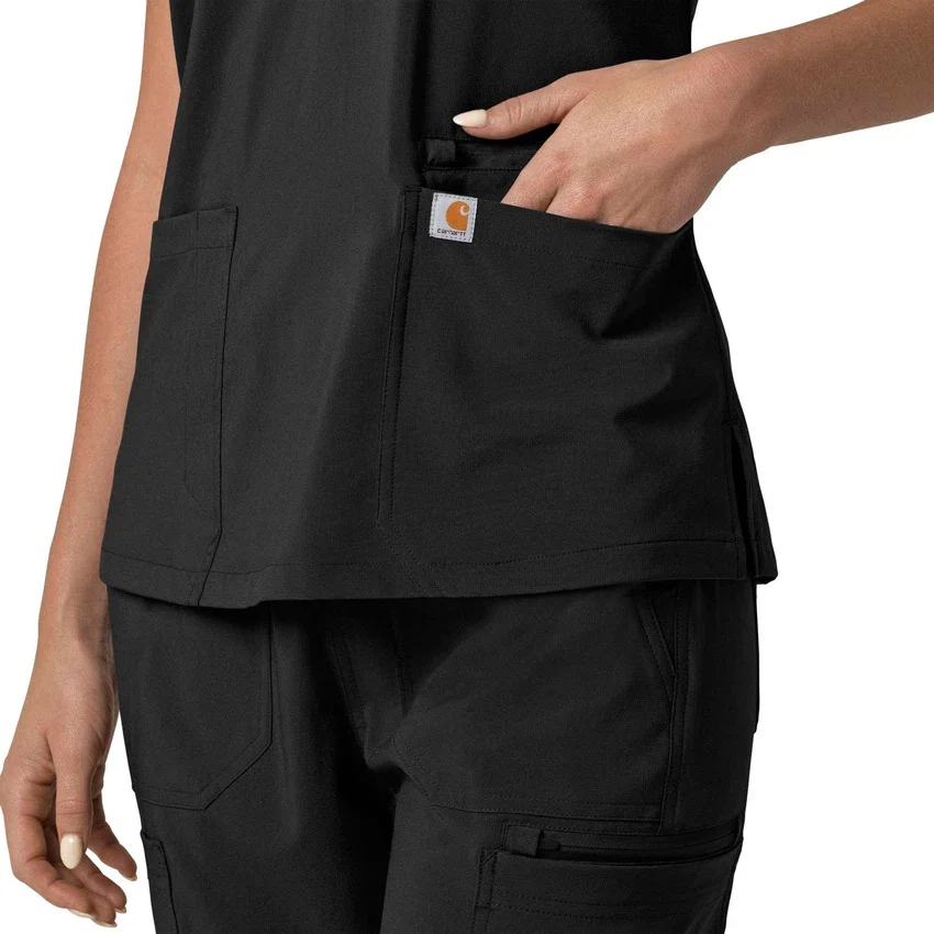 Women's Force Cross-Flex Flex Panel V-Neck Scrub Top