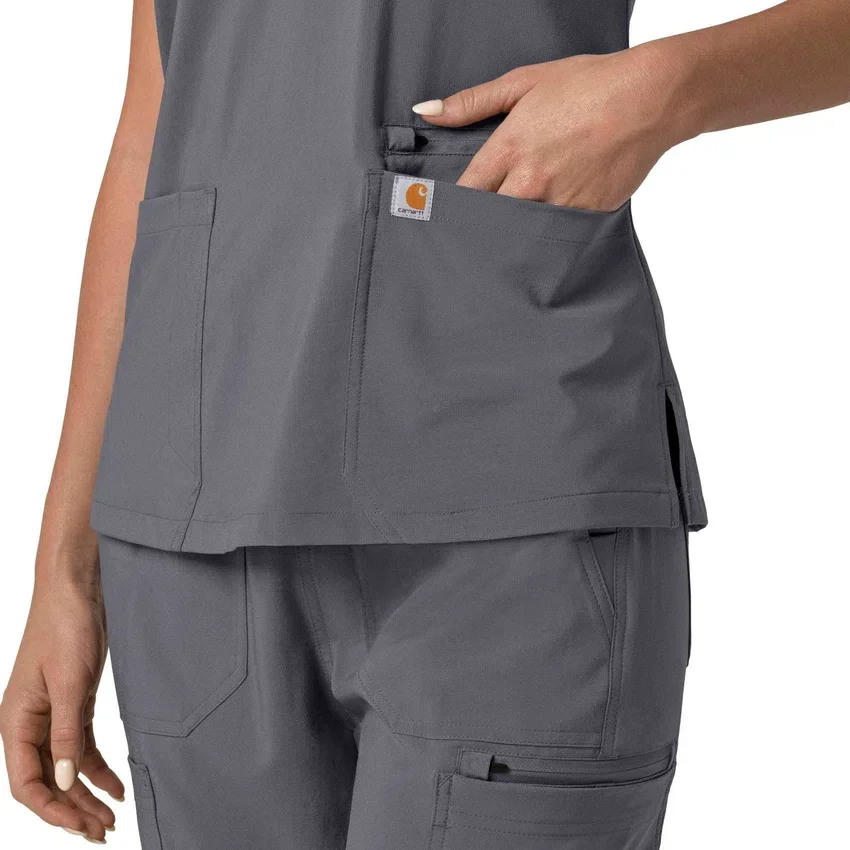 Women's Force Cross-Flex Flex Panel V-Neck Scrub Top