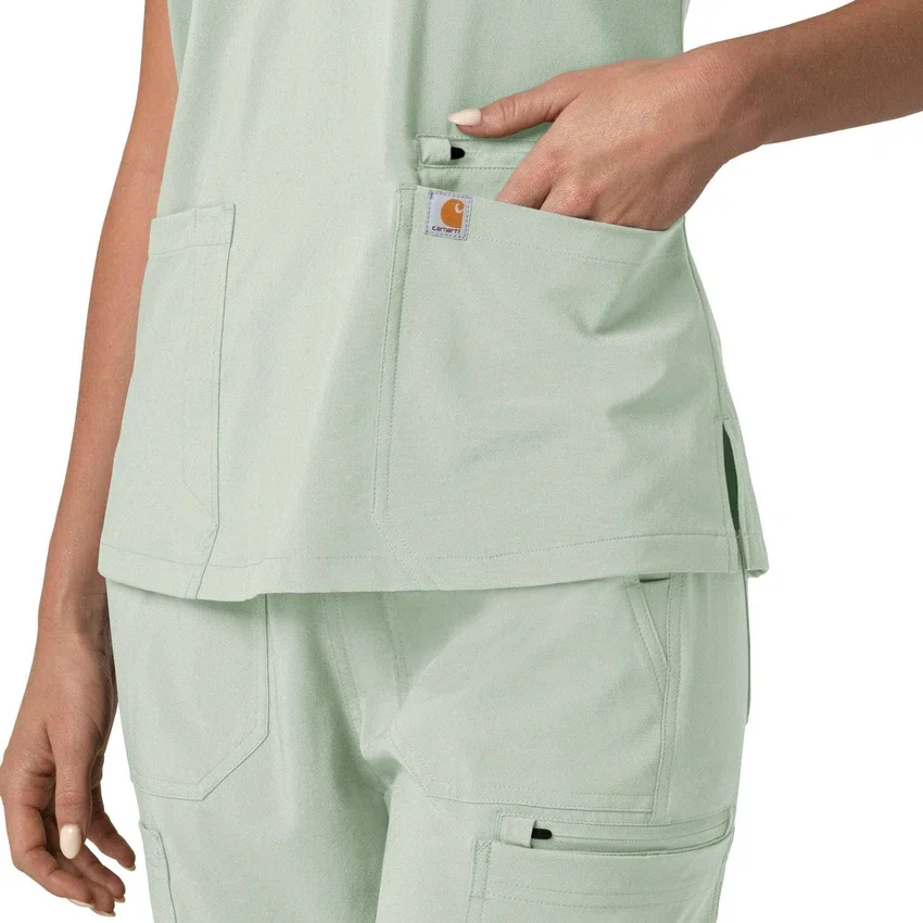Women's Force Cross-Flex Flex Panel V-Neck Scrub Top