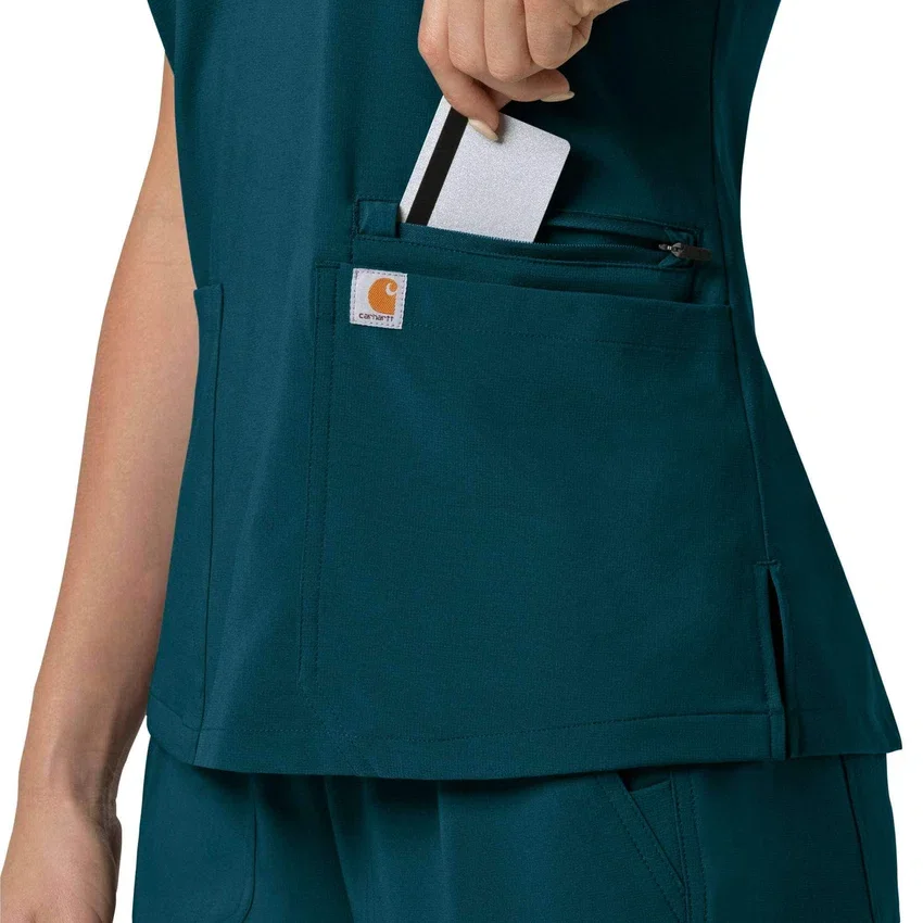 Women's Force Cross-Flex Flex Panel V-Neck Scrub Top