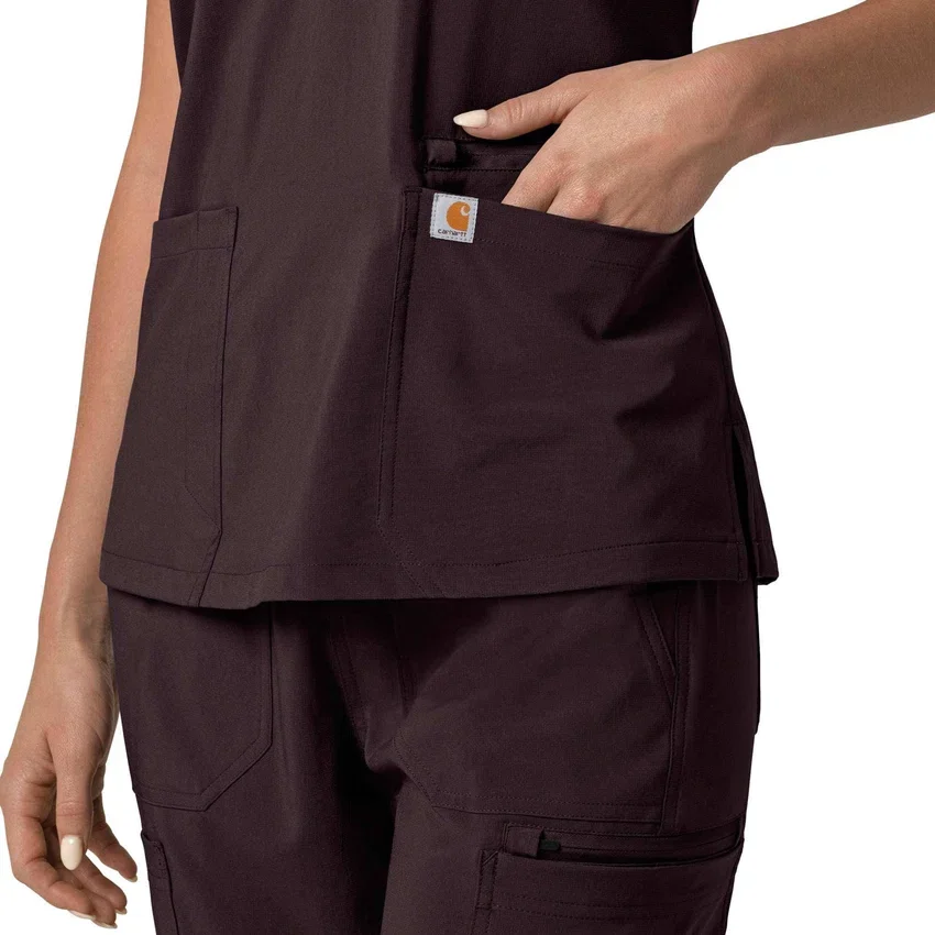 Women's Force Cross-Flex Flex Panel V-Neck Scrub Top