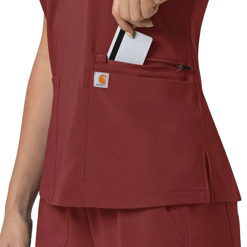 Women's Force Cross-Flex Flex Panel V-Neck Scrub Top