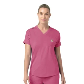Women's Force Cross-Flex Knit V-Neck Scrub Top