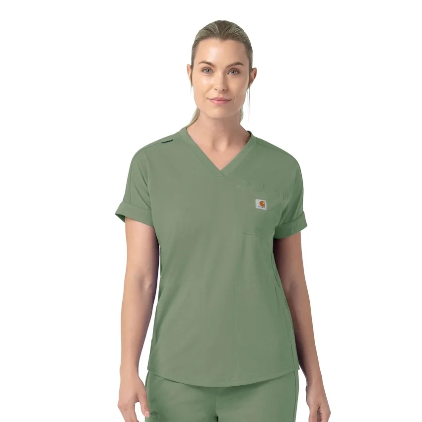 Women's Force Cross-Flex Knit V-Neck Scrub Top