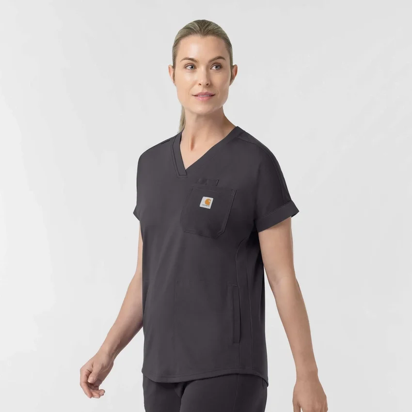Women's Force Cross-Flex Knit V-Neck Scrub Top