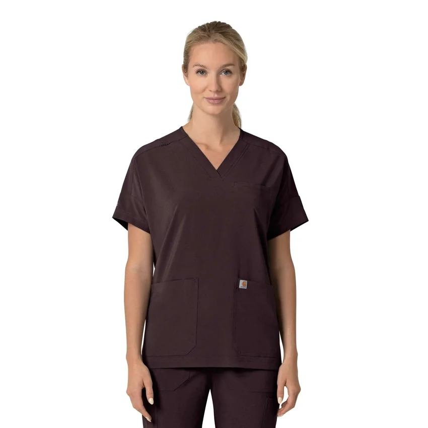 Women's Force Cross-Flex Oversized V-Neck Scrub Top