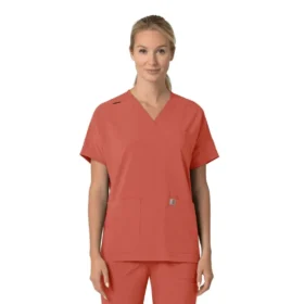Women's Force Cross-Flex Oversized V-Neck Scrub Top