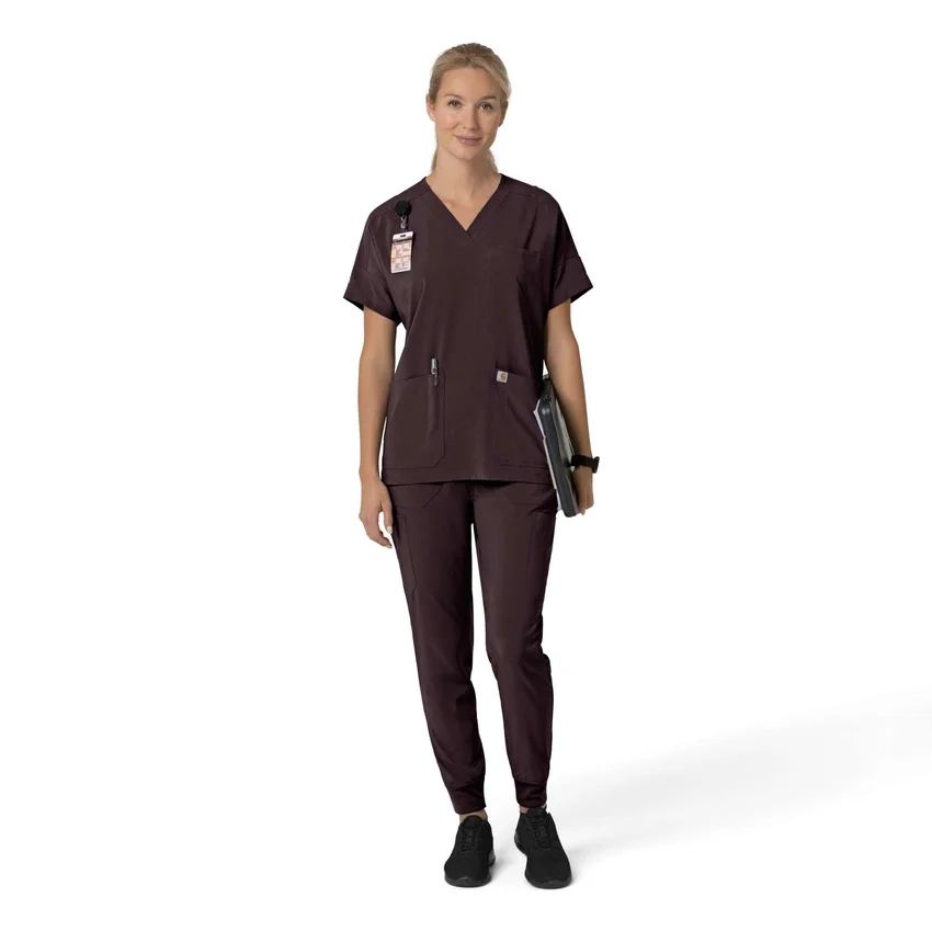 Women's Force Cross-Flex Oversized V-Neck Scrub Top