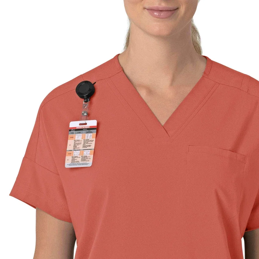 Women's Force Cross-Flex Oversized V-Neck Scrub Top