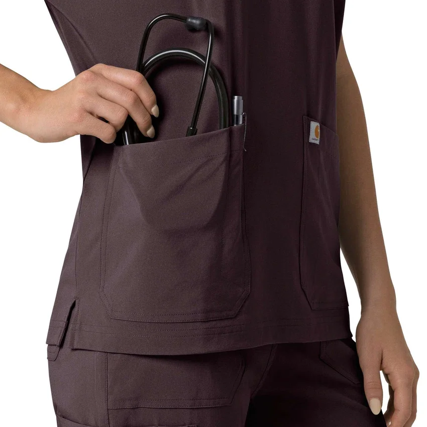 Women's Force Cross-Flex Oversized V-Neck Scrub Top