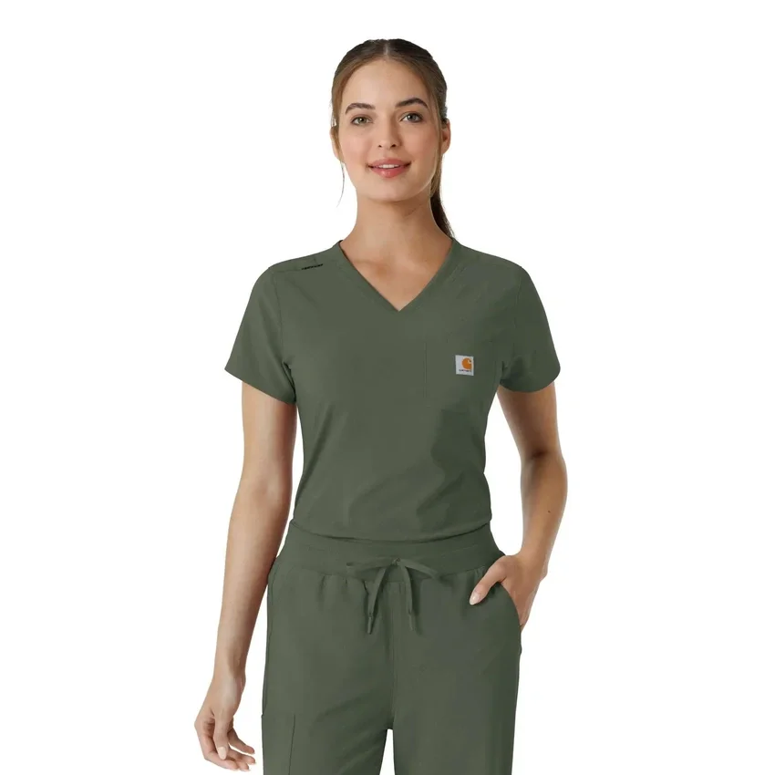 Women's Force Cross-Flex Tuck-In Scrub Top