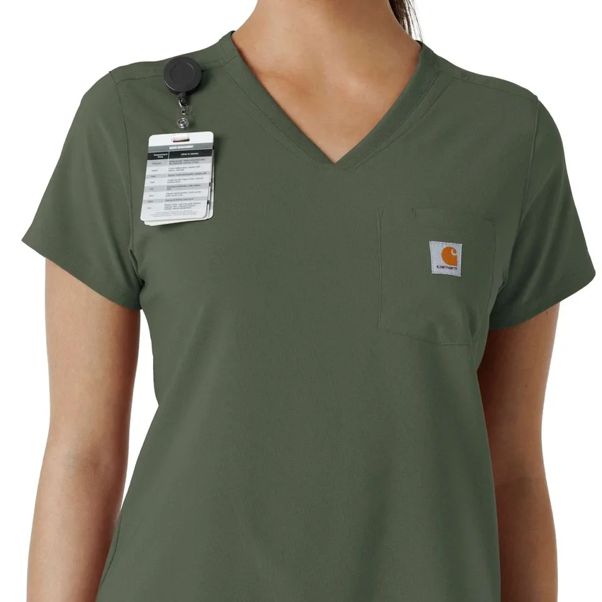 Women's Force Cross-Flex Tuck-In Scrub Top