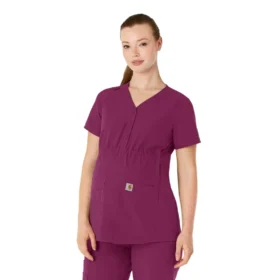 Women's Force Essentials Henley Maternity Scrub Top