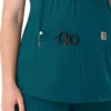 Women's Force Essentials Henley Maternity Scrub Top