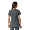 Women's Force Essentials Notch Neck Tunic Knit Panel Scrub Top