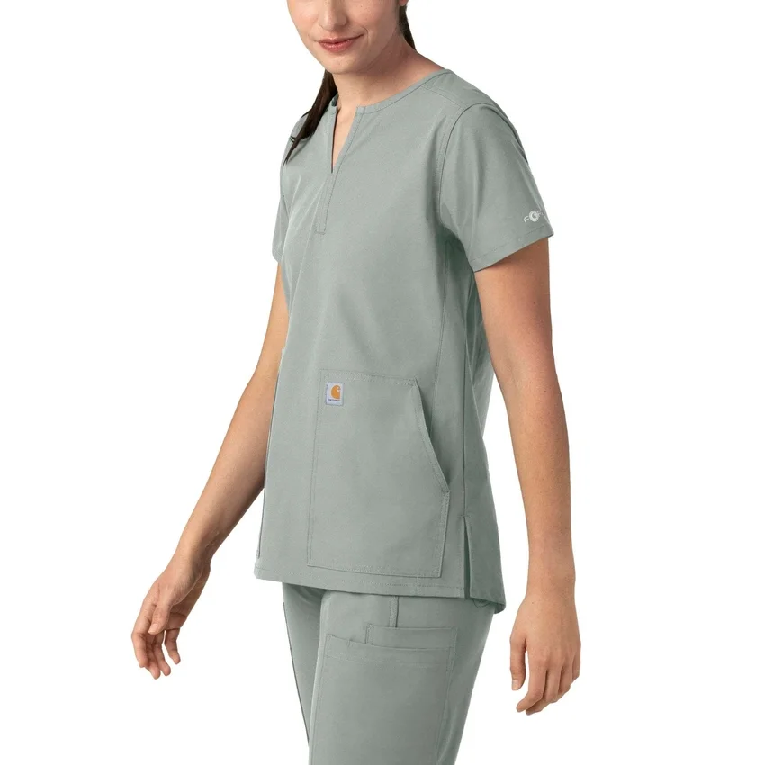 Women's Force Essentials Notch Neck Tunic Scrub Top