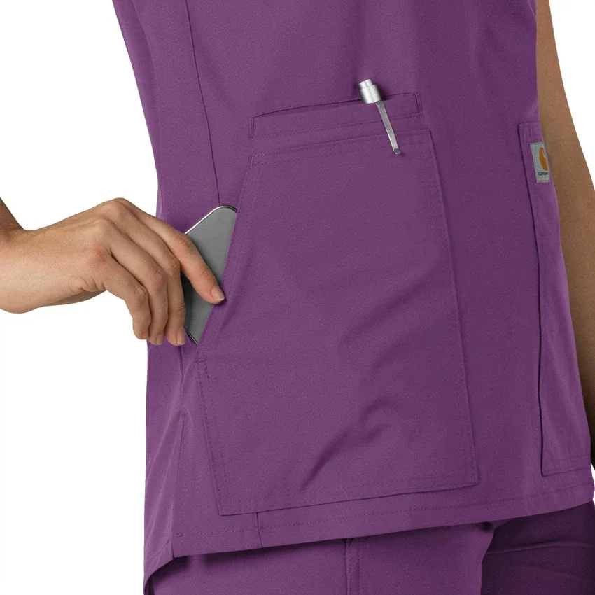 Women's Force Essentials Notch Neck Tunic Scrub Top