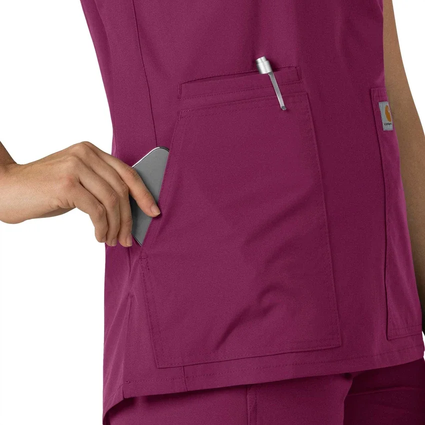 Women's Force Essentials Notch Neck Tunic Scrub Top