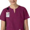 Women's Force Essentials Notch Neck Tunic Scrub Top