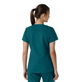 Women’s Force Essentials V-Neck Knit Panel Scrub Top
