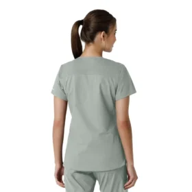 Women’s Force Essentials V-Neck Knit Panel Scrub Top
