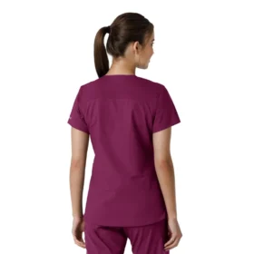 Women’s Force Essentials V-Neck Knit Panel Scrub Top