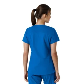 Women’s Force Essentials V-Neck Knit Panel Scrub Top