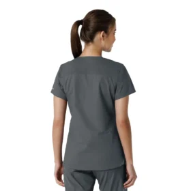 Women’s Force Essentials V-Neck Knit Panel Scrub Top