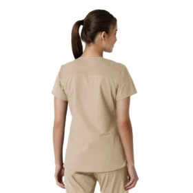Women’s Force Essentials V-Neck Knit Panel Scrub Top