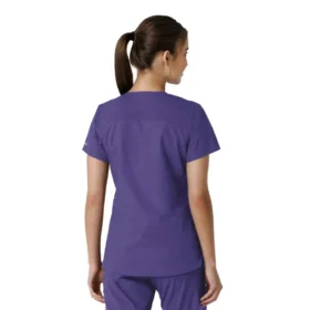 Women’s Force Essentials V-Neck Knit Panel Scrub Top