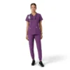 Women's Force Essentials V-Neck Knit Panel Scrub Top