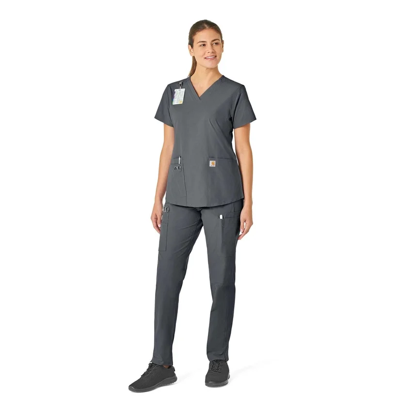 Women's Force Essentials V-Neck Scrub Top